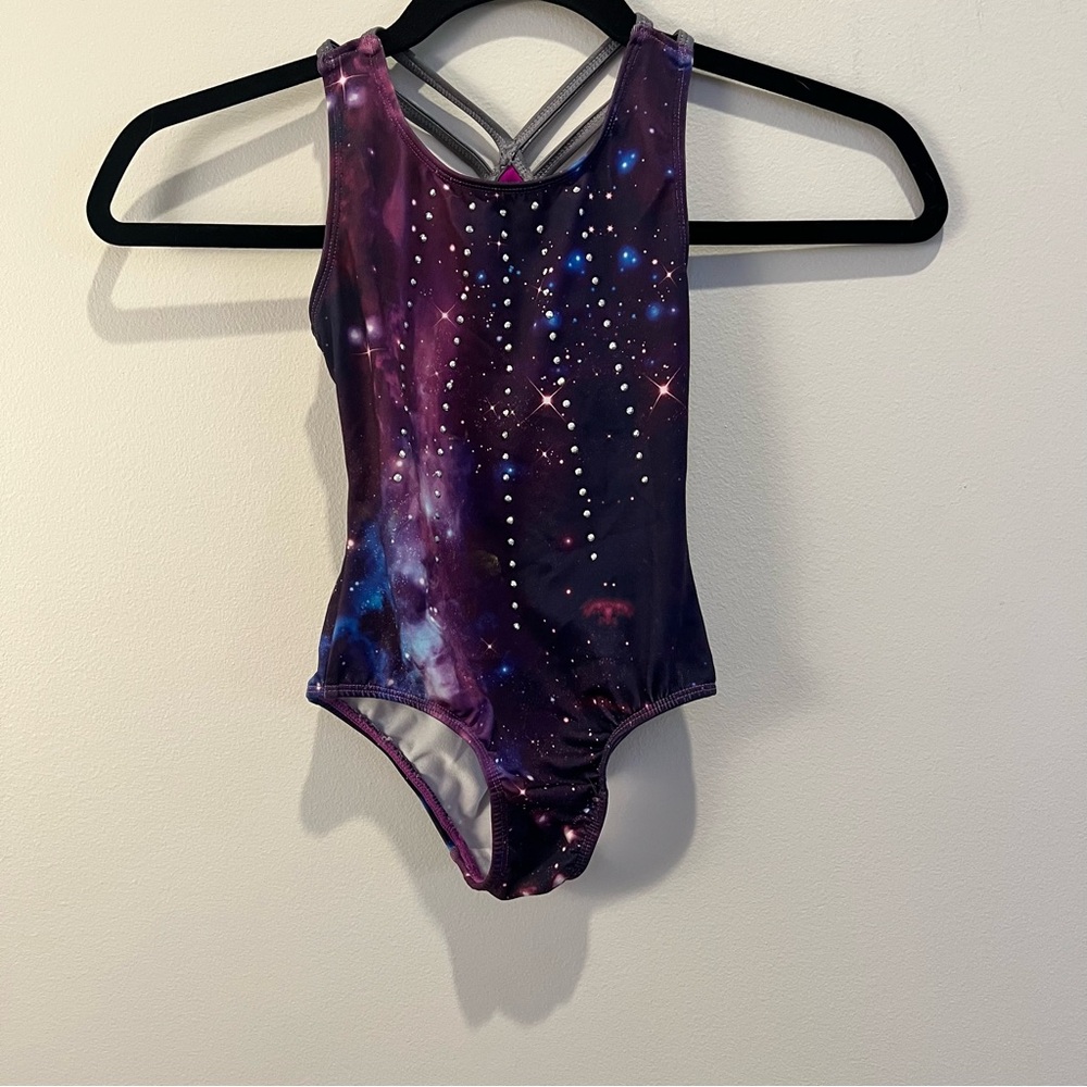 Girls' Galaxy Gymnastics Leotard